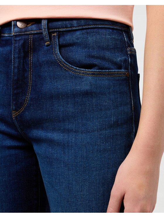 Wrangler Wrangler Jeansy Straight 658 Niebieski Straight Fit