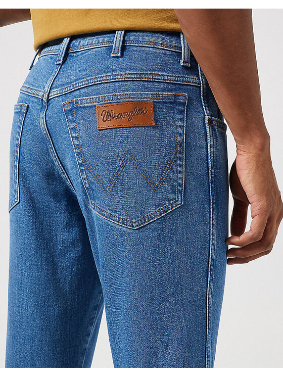 Wrangler Wrangler Jeansy TEXAS SLIM Niebieski Slim Fit