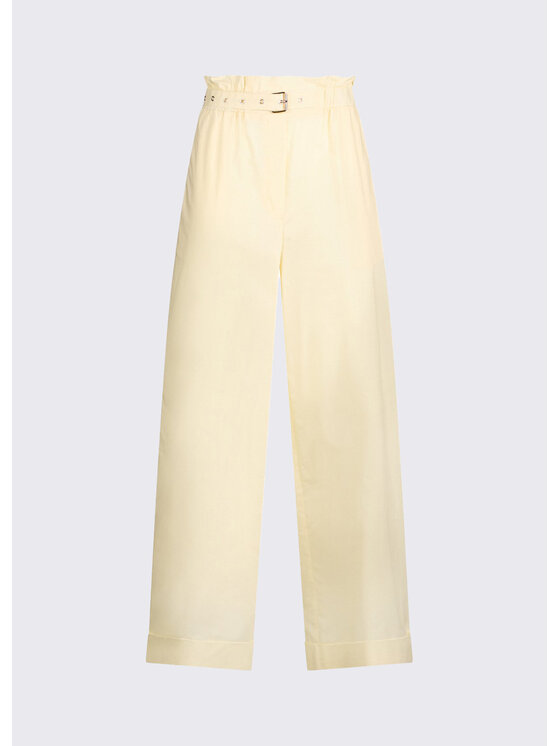 Liu Jo Liu Jo Pantaloni di tessuto CA6249TS246P9640 Giallo Regular Fit