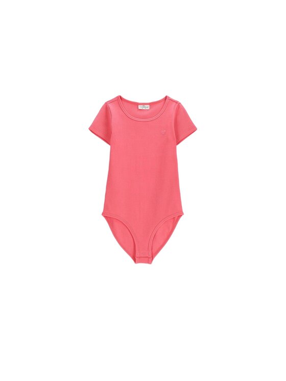Coccodrillo Coccodrillo Body dziecięce WC6112201TGJ-007 Różowy Regular Fit
