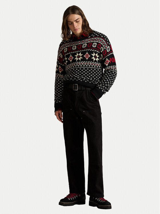 Polo Ralph Lauren Polo Ralph Lauren Пуловер 710982258001 Черен Regular Fit