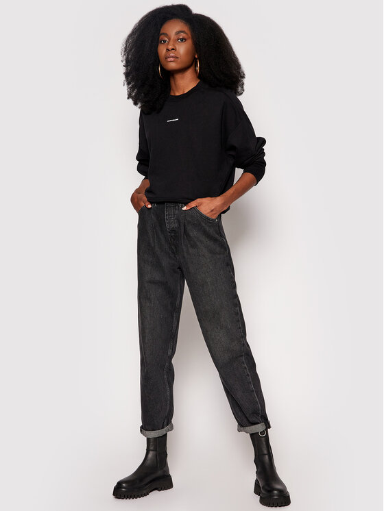 Calvin Klein Jeans Felpa Essentials J20J215463 Nero Regular Fit • Modivo.it