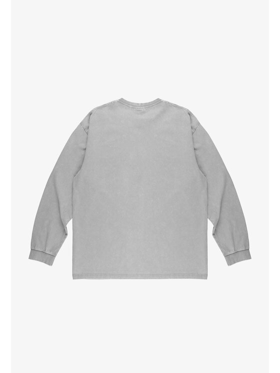 PROSTO. PROSTO. Longsleeve Splash Shield Szary Regular Fit