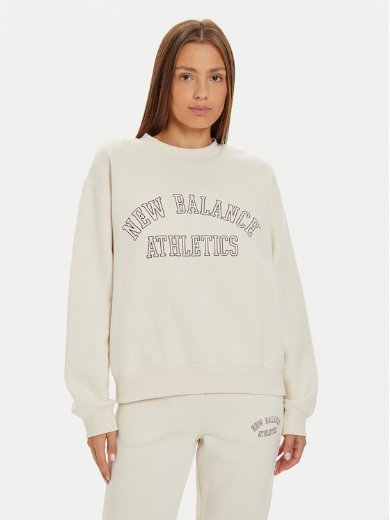 New Balance New Balance Μπλούζα WT43516 Μπεζ Relaxed Fit