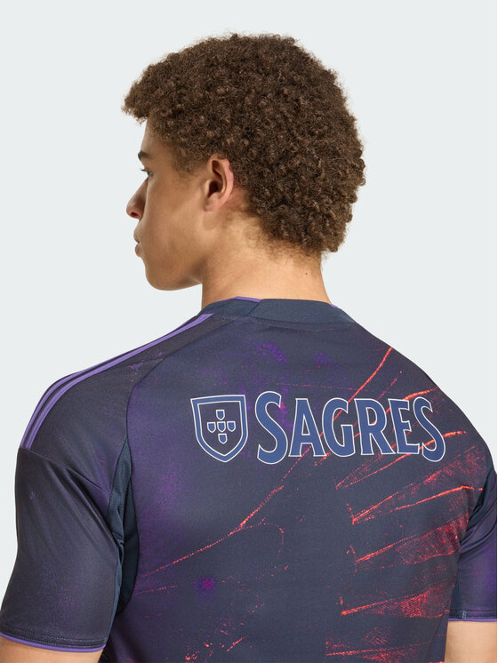 adidas adidas Koszulka techniczna SL Benfica 25/26 Fourth Replica Jersey Niebieski jasny Slim Fit