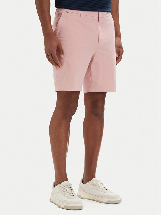 BOSS Pantalon scurți din material H-Kane1 50555235 Roz deschis Modern Fit