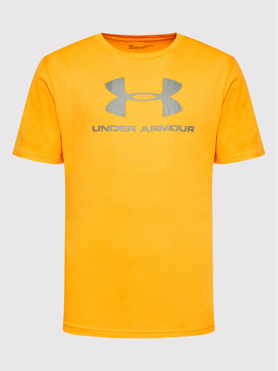 Under Armour Under Armour Тишърт Ua Sportstyle Logo 1329590 Жълт Loose Fit