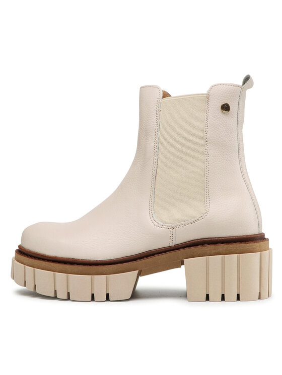 Maciejka Maciejka Klassische Stiefeletten 05312-04/00-6 Écru