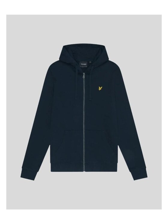 Bluza Lyle & Scott, Rozmiar M, Niebieski, felpa full zip