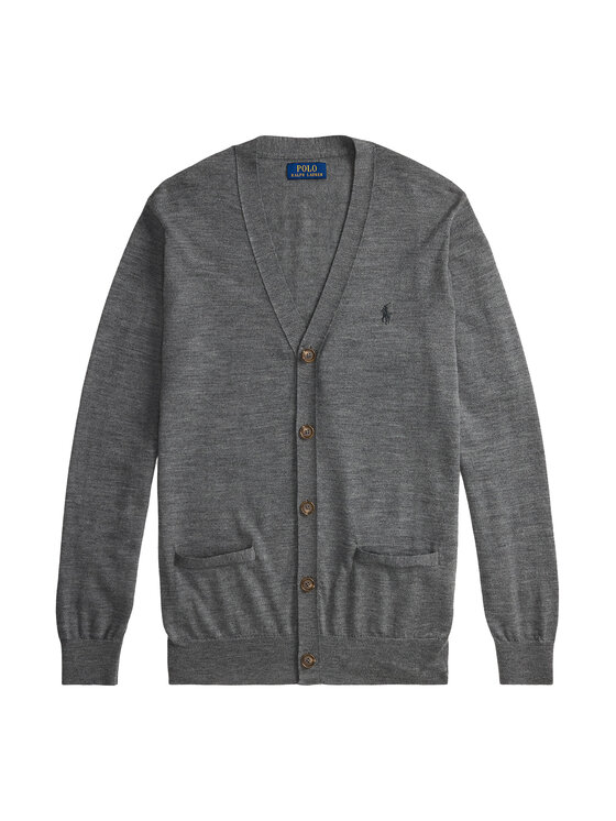 Polo Ralph Lauren Polo Ralph Lauren Pletena jopica 710946144004 Siva Slim Fit