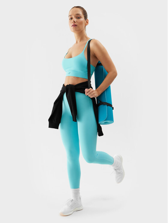 4F 4F Legíny 4FWSS24TFTIF232 Modrá Slim Fit