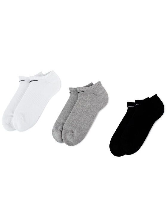 Nike Nike Unisex trumpų kojinių komplektas (3 poros) SX7673 901 Balta