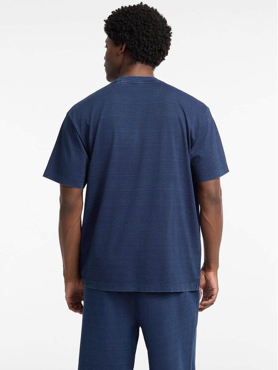 Guess Jeans Guess Jeans T-Shirt 176057 Modrá Classic Fit