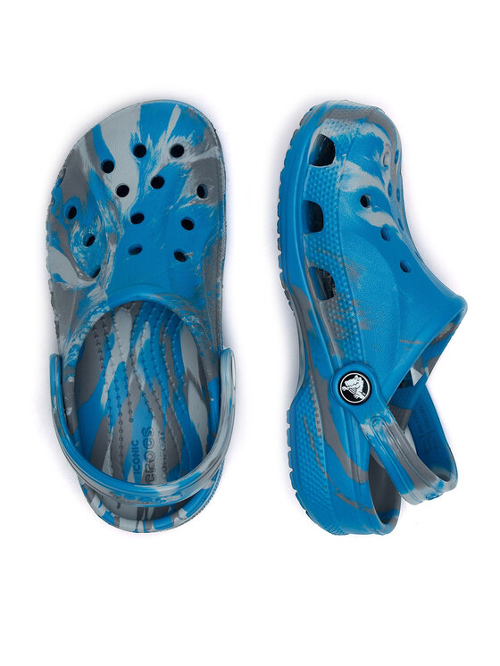 Crocs Crocs Papucs BAYA MARBLED CLOG KIDS 207016-4GL Sötétkék