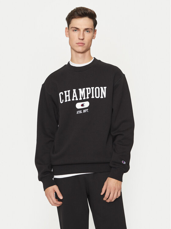 Champion Felpa 220431 Nero Regular Fit Modivo