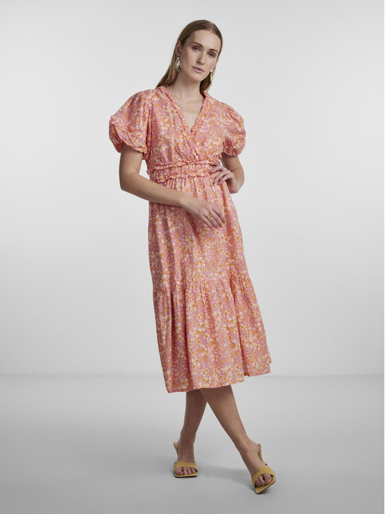 YAS YAS Ikdienas kleita 26029909 Rozā Regular Fit