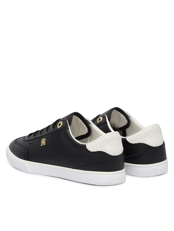 Tommy Hilfiger Tommy Hilfiger Sneakersy Th Chic Low Profile Vulc FW0FW09104 Černá