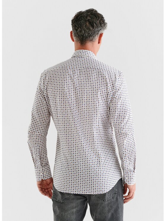 Pako Lorente Pako Lorente Koszula P23WF-1X-018 Biały Slim Fit