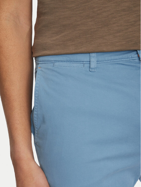 BOSS BOSS Pantaloni chino 50534378 Celeste Regular Fit