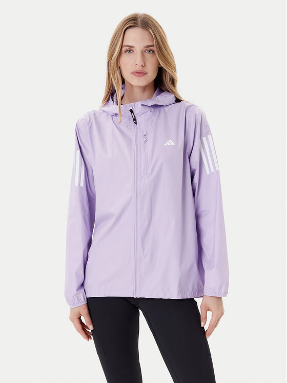adidas adidas Bėgimo striukė Own The Run JX2264 Violetinė Regular Fit