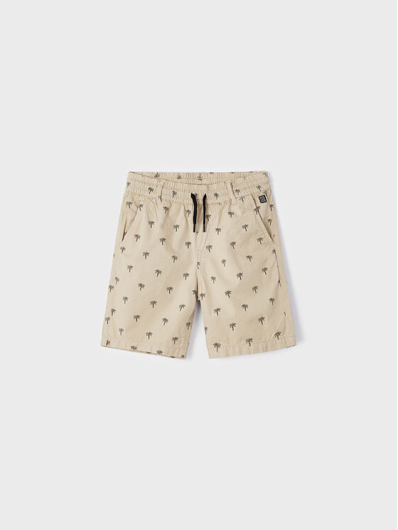 Mayoral Mayoral Шорти от плат 3227 Бежов Regular Fit