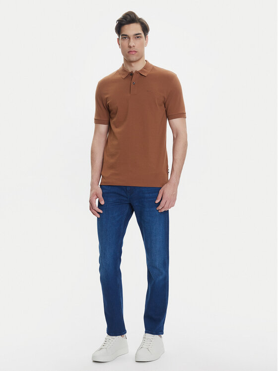 BOSS BOSS Polo majica Pallas 50468362 Bež Regular Fit