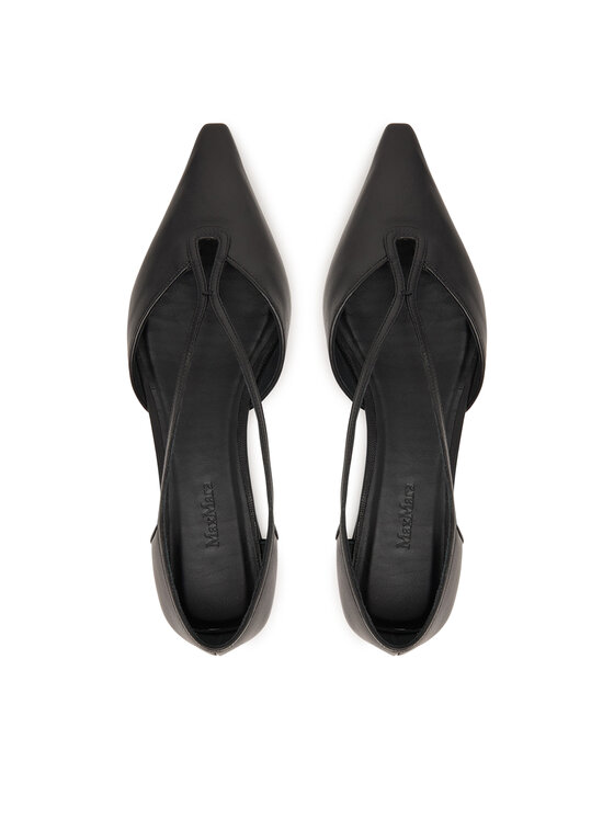 Max Mara Max Mara Baleriny 2614521032600 Czarny
