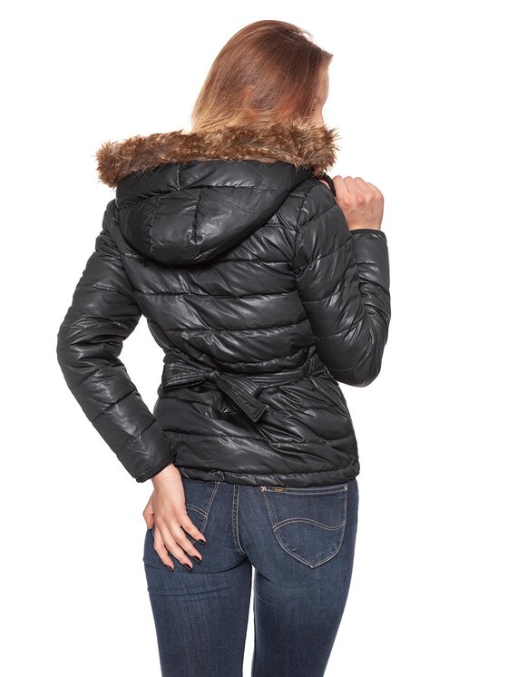 Lee Lee Kurtka damska PUFFER JACKET Czarny Regular Fit