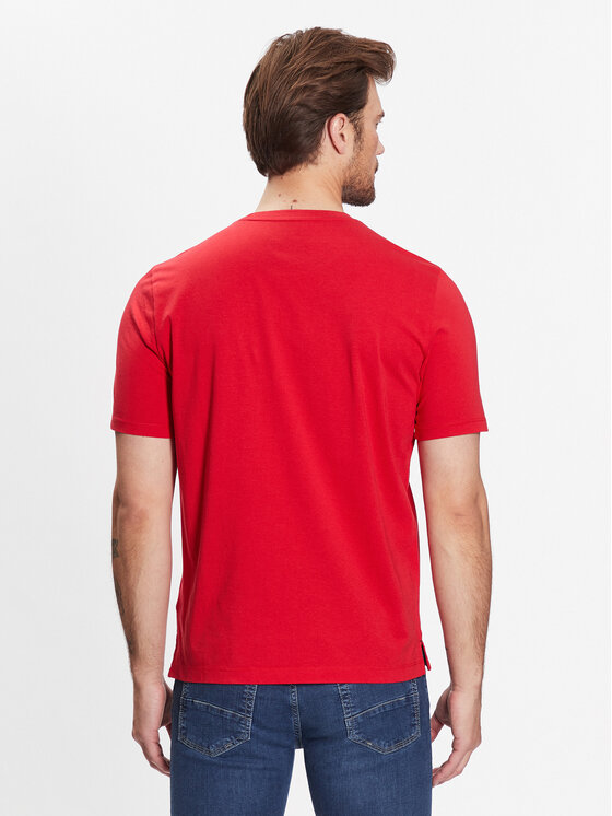 T-shirt 8350 35080 Rosso Regular Fit