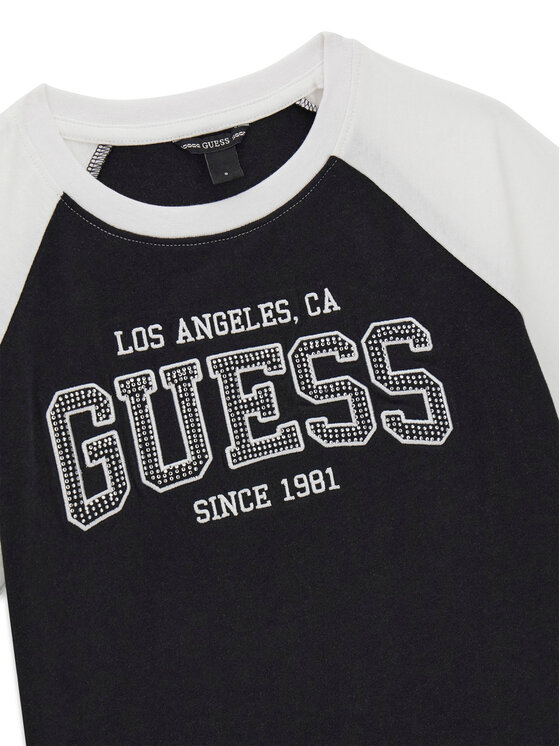 Guess Guess Set majica i suknja J6YG03 K3923 Crna Regular Fit