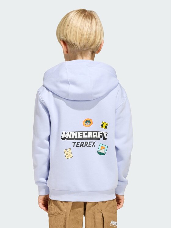 adidas adidas Bluza techniczna Minecraft Granatowy Regular Fit