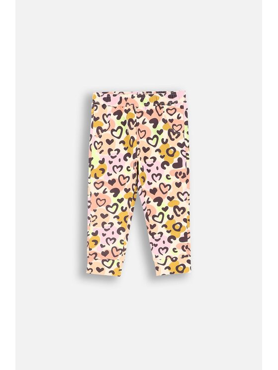 Dziecięce Legginsy Coccodrillo, Rozmiar 68, Kolorowe, ZC4122103PGN-022