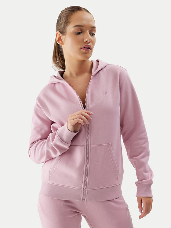 4F 4F Bluză 4FWSS24TSWSF0956 Roz Regular Fit