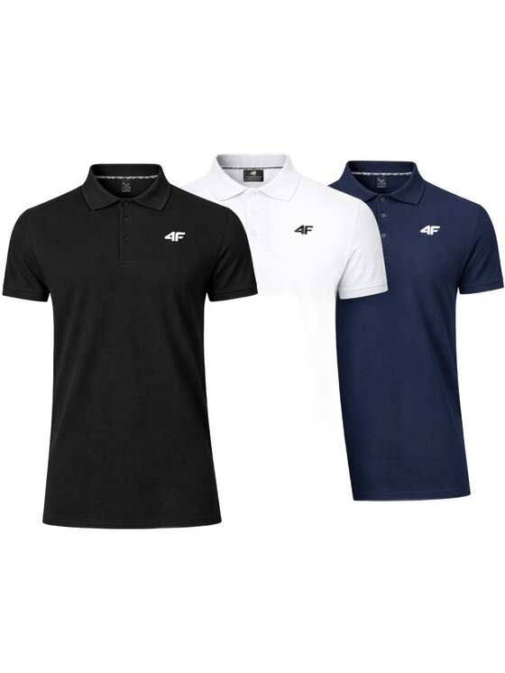4F 4F T-Shirt Z-0771-3-D Biały Regular Fit