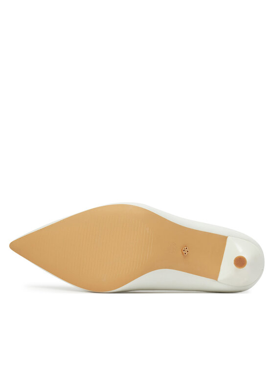 DeeZee DeeZee Čevlji z visoko peto BK-2628 Bela