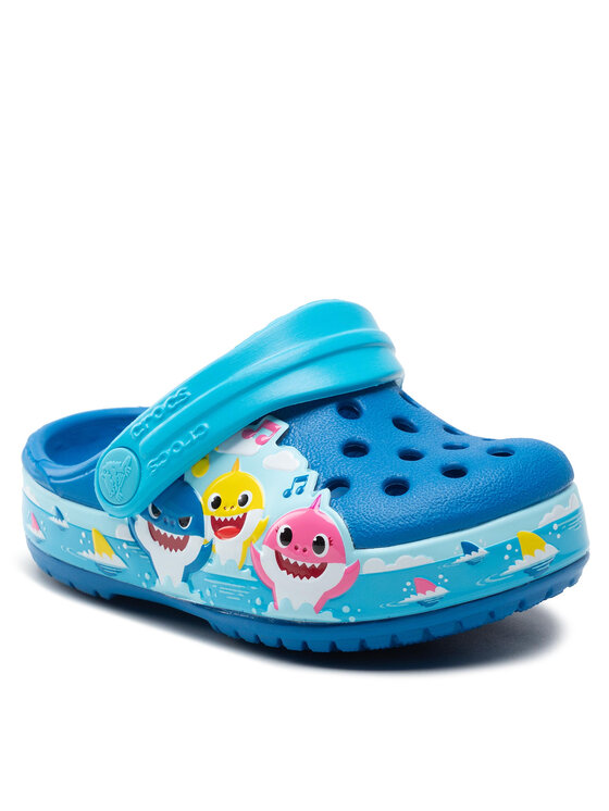 Crocs Crocs Iešļūcenes Crocsflbaby Shark Band Clog T 207066 Zils