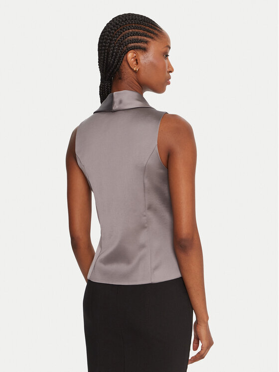 Rinascimento Rinascimento Vestă de costum CFC0124958003 Bej Slim Fit