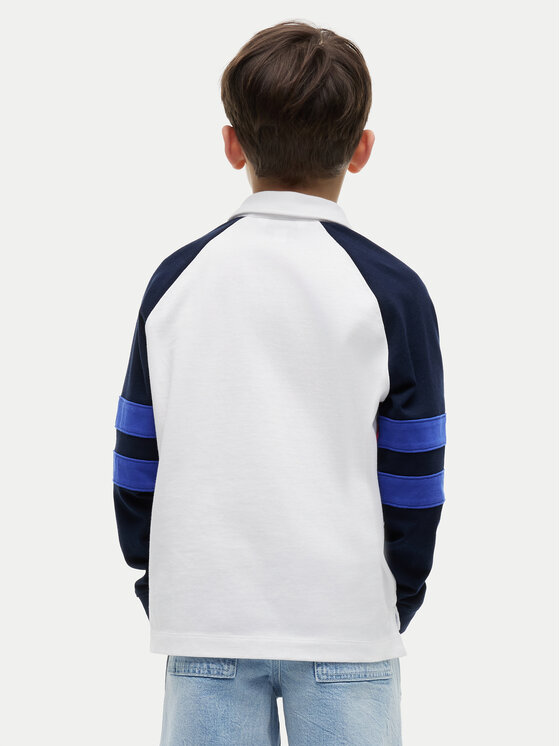 Tommy Hilfiger Tommy Hilfiger Polo majica Colourblock KB0KB10584 Bela Regular Fit