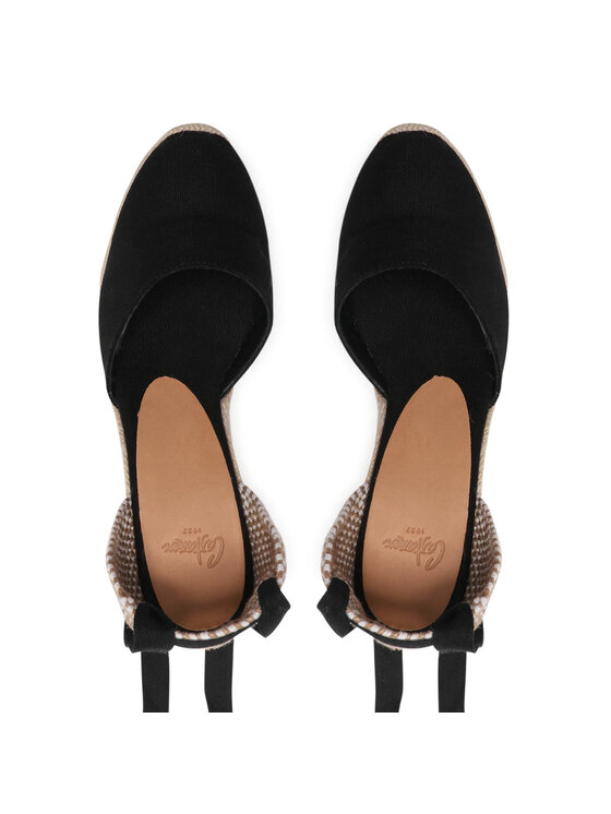 Castañer Castañer Espadrile Carina/8/001 020962-100 Negru