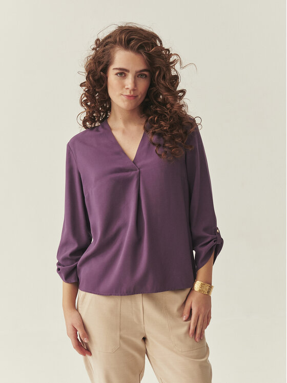 TATUUM Tatuum Bluzka ELMI Fioletowy Classic Fit