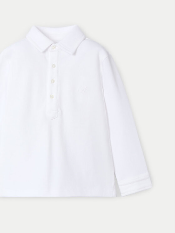 Mayoral Mayoral Polo särk 4101 Valge Regular Fit