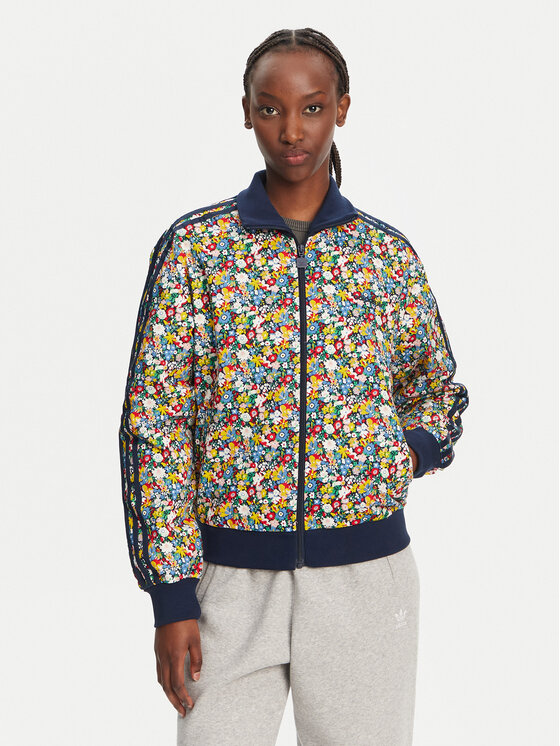 adidas Bluză Liberty London Floral JC7775 Colorat Regular Fit