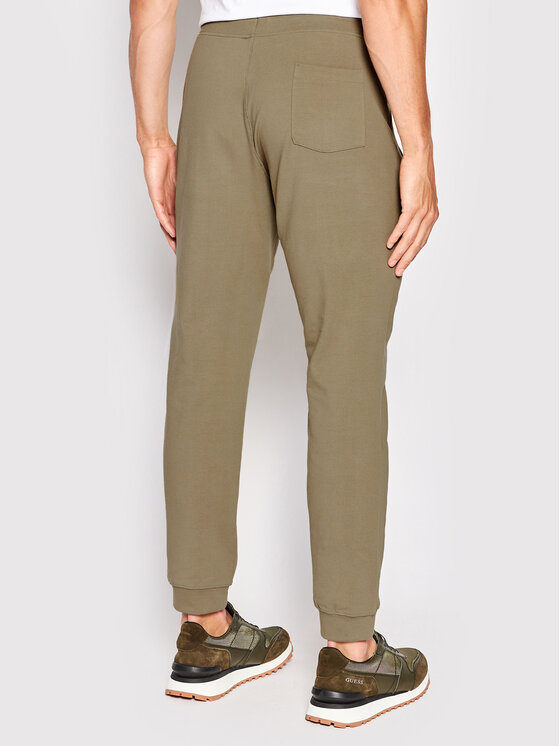 Pantaloni da tuta M2YB37 K6ZS1 Verde Slim Fit