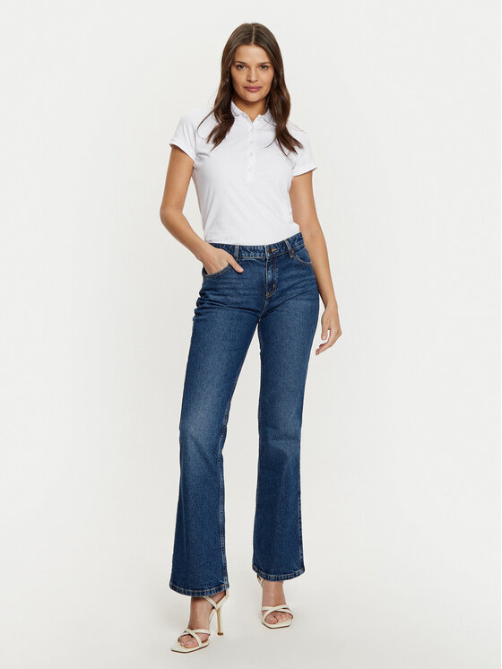 Guess Guess Polo W4GP62 KBZV1 Bijela Slim Fit