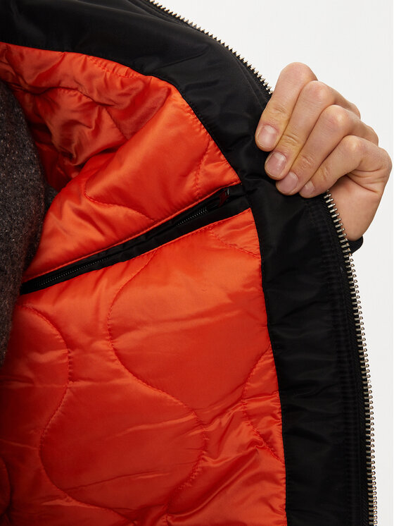 Schott NYC Schott NYC Kurtka bomber 210100RS Czarny Regular Fit