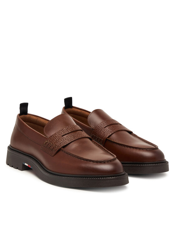Tommy Hilfiger Tommy Hilfiger Loafers Corporate Casual FM0FM05968 Hnedá