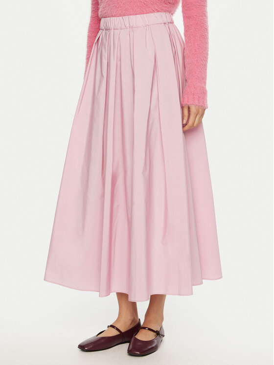 Weekend Max Mara Weekend Max Mara Trapez suknja Curvato 2515101011 Ružičasta Regular Fit