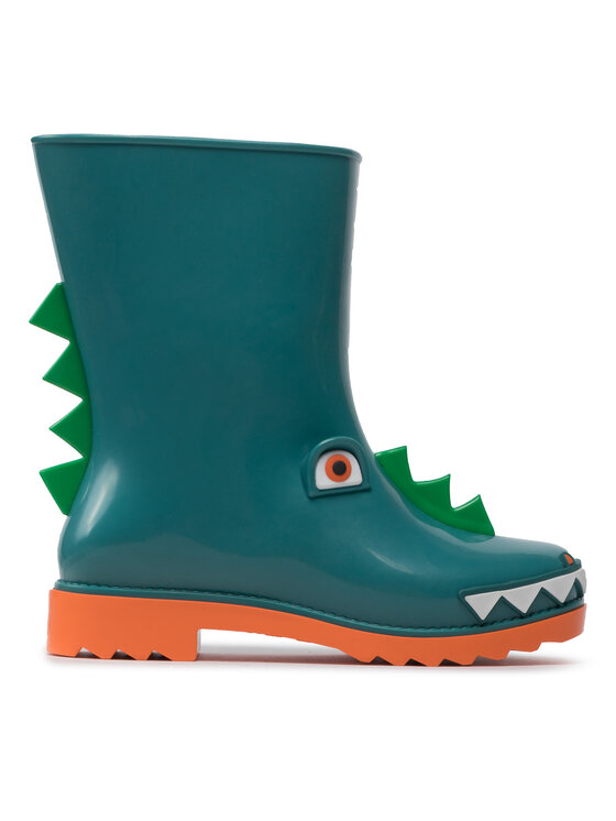 melissa bottes de pluie mini melissa rain boot + fabul 33677 vert
