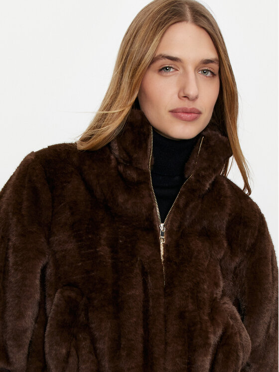 Liu Jo Liu Jo Kožušina WF4223 E0946 Hnedá Regular Fit
