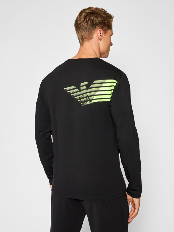 EA7 Emporio Armani EA7 Emporio Armani Longsleeve 6KPT33 PJ9TZ 1200 Nero Slim Fit